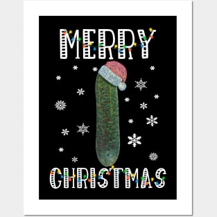 Santa Cucumber - Merry Christmas Posters and Art